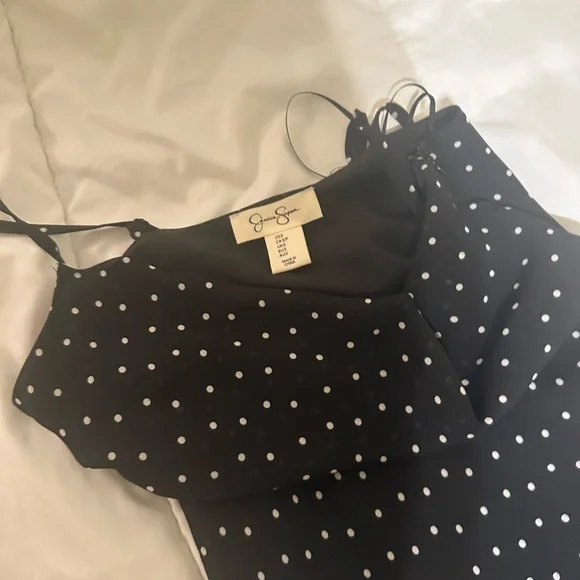 Aritzia Black and White Asymmetrical Cocktail Dress - Picture 4 of 4